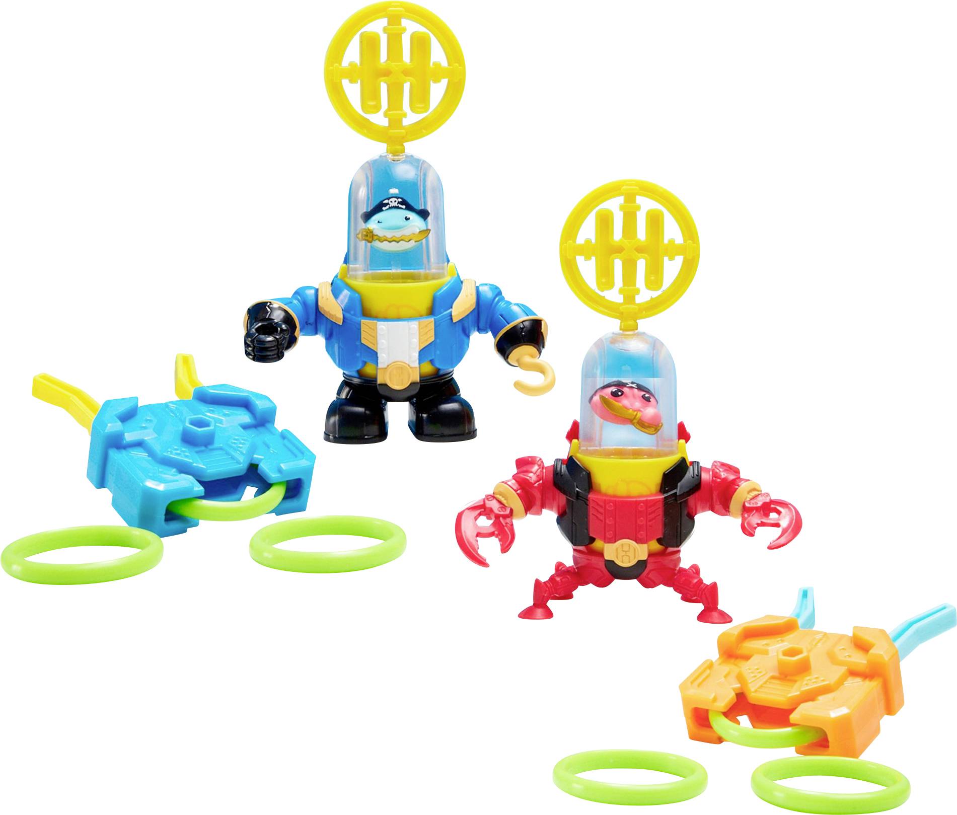 Hydro Pods Dunk Tank Battle Arena Charaktere