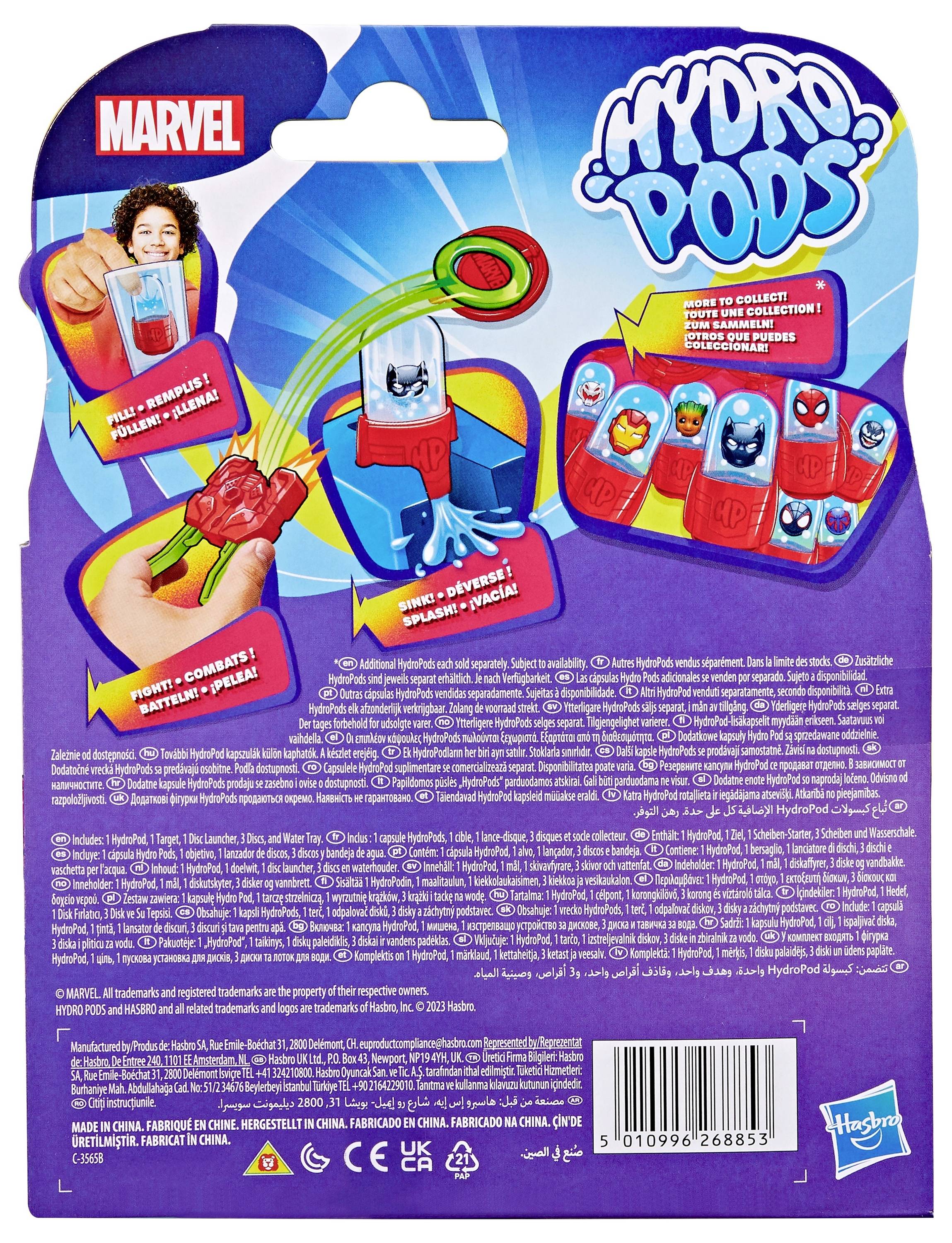 Hydro Pods Marvel Starter Pack