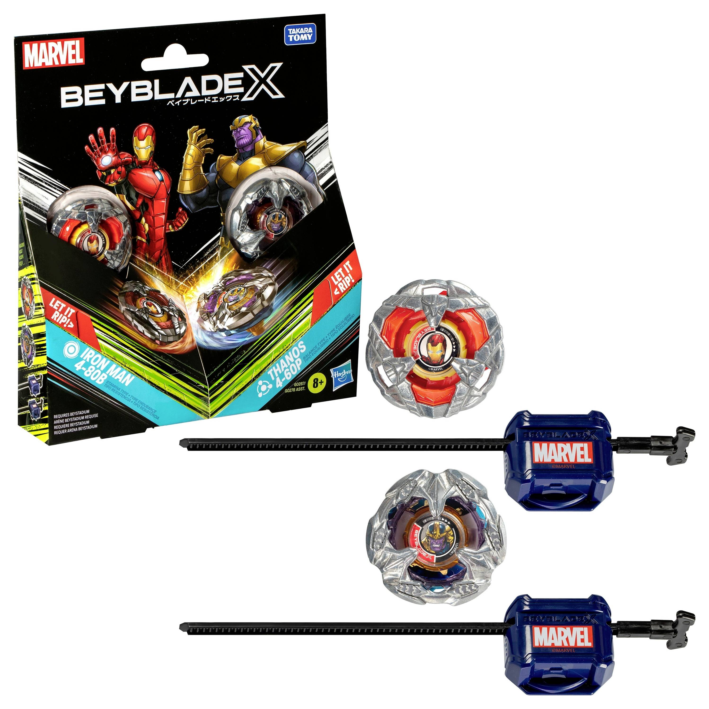 Hasbro Bexblade Marvel Collab Multipack