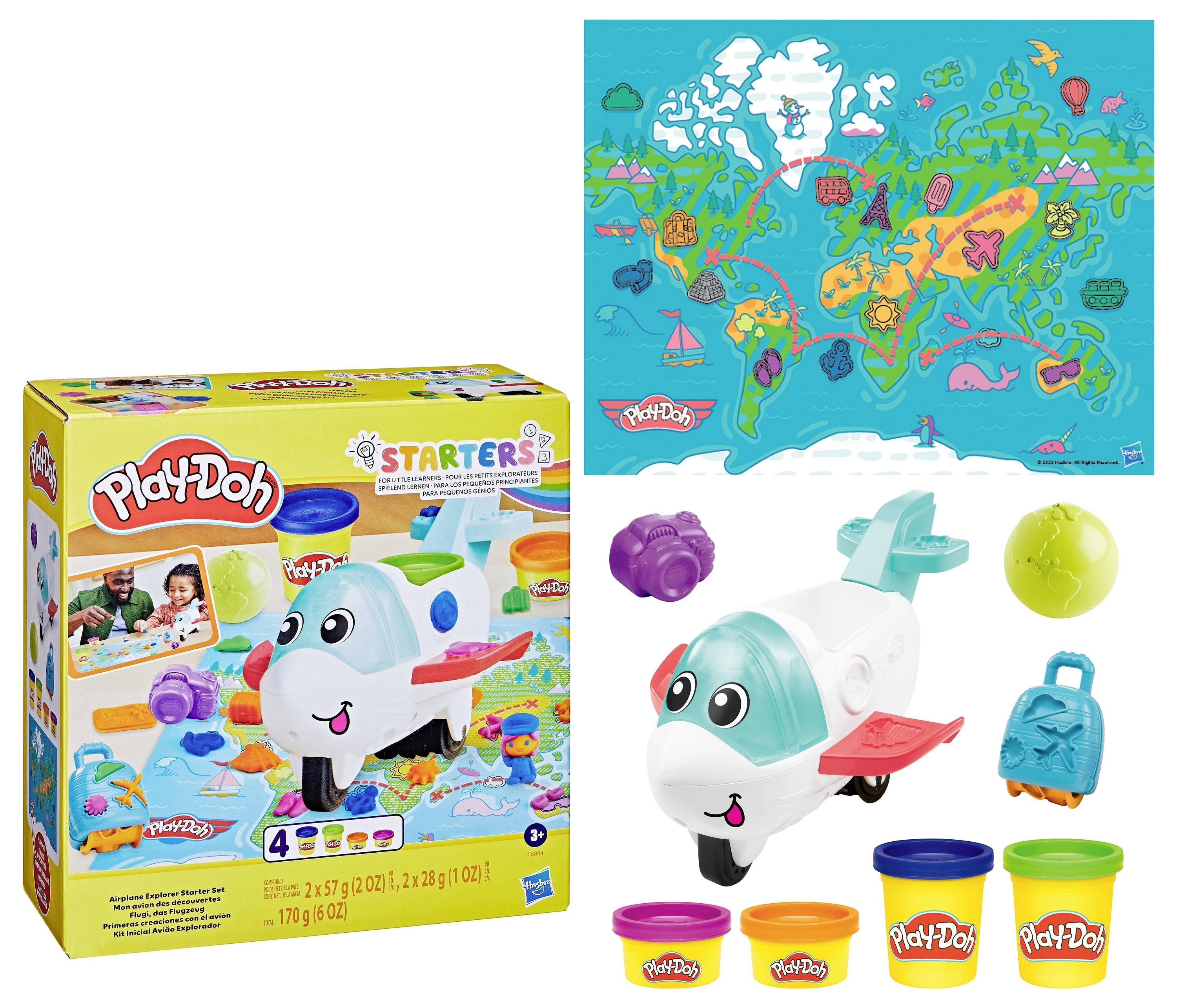 Hasbro Play-Doh Flugi, das Flugzeug