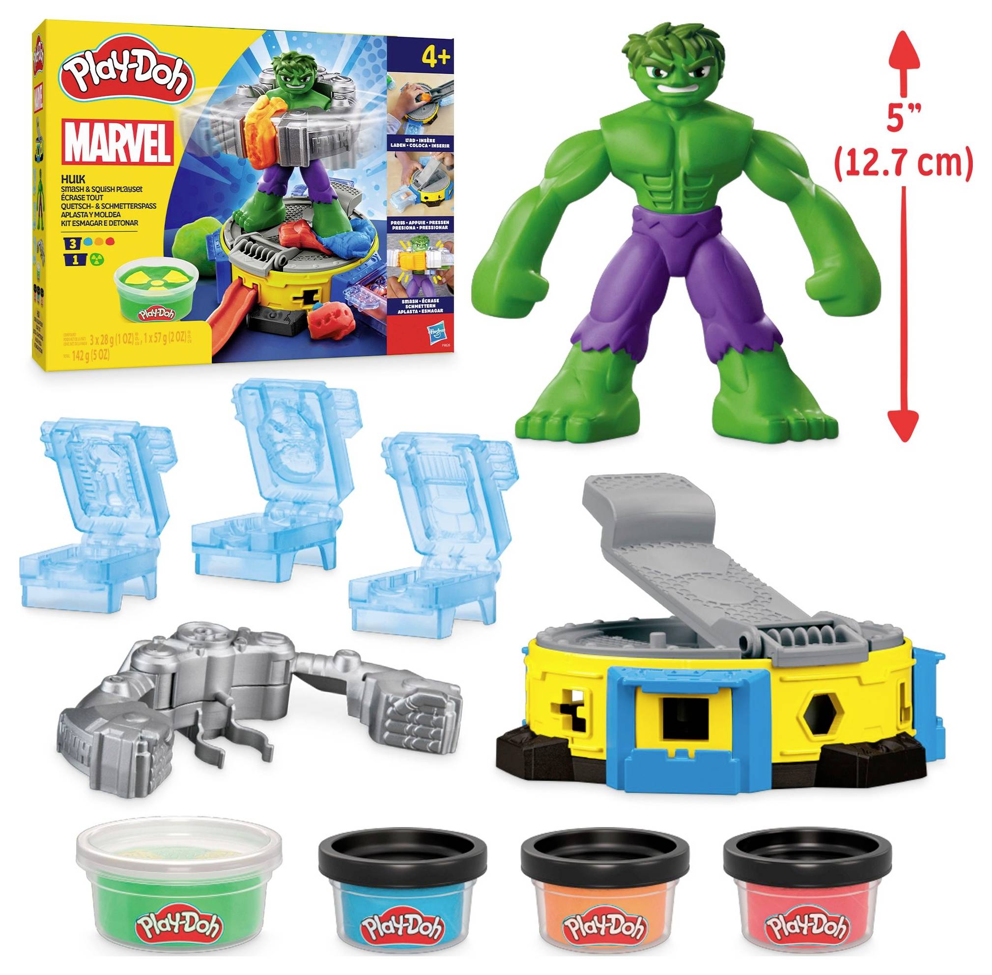 Hasbro Play-Doh Hulk Quetsch- & Schmetterspaß