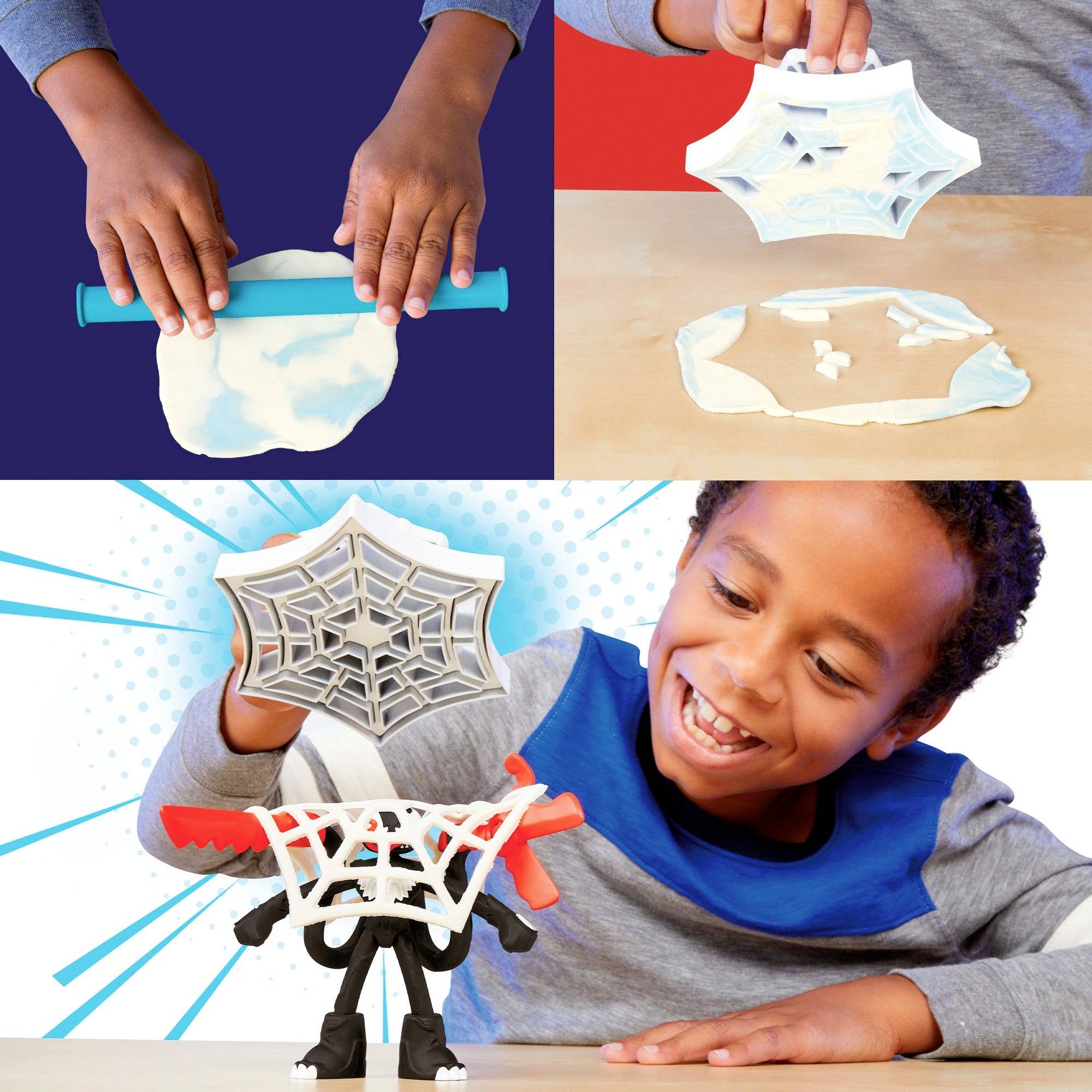 Hasbro Play-Doh Spider-Man Netz-Action Knetset
