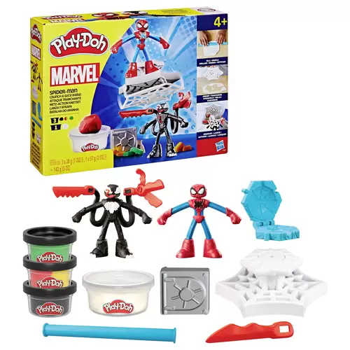 Hasbro Play-Doh Spider-Man Netz-Action Knetset Hasbro Play-Doh Spider-Man Netz-Action Knetset