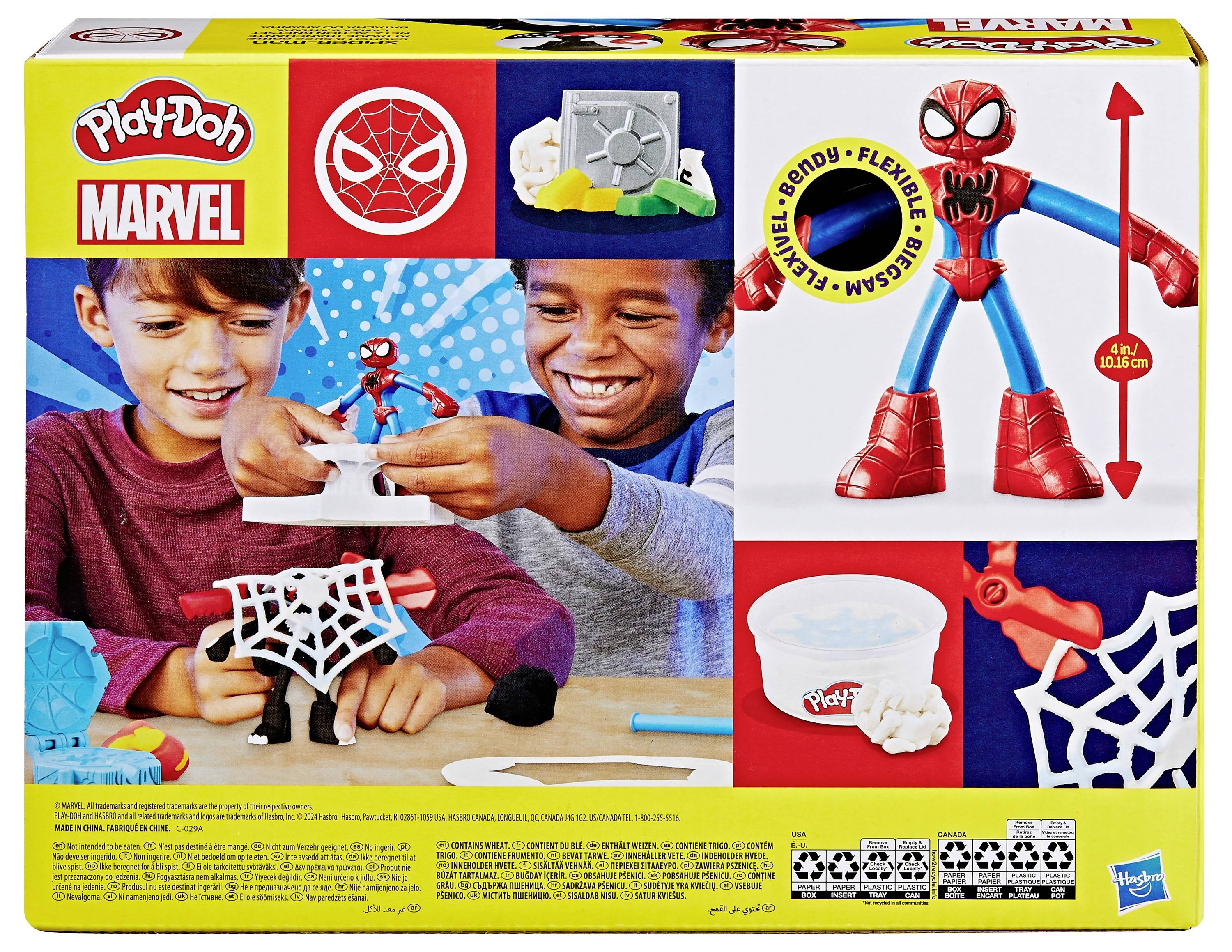 Hasbro Play-Doh Spider-Man Netz-Action Knetset