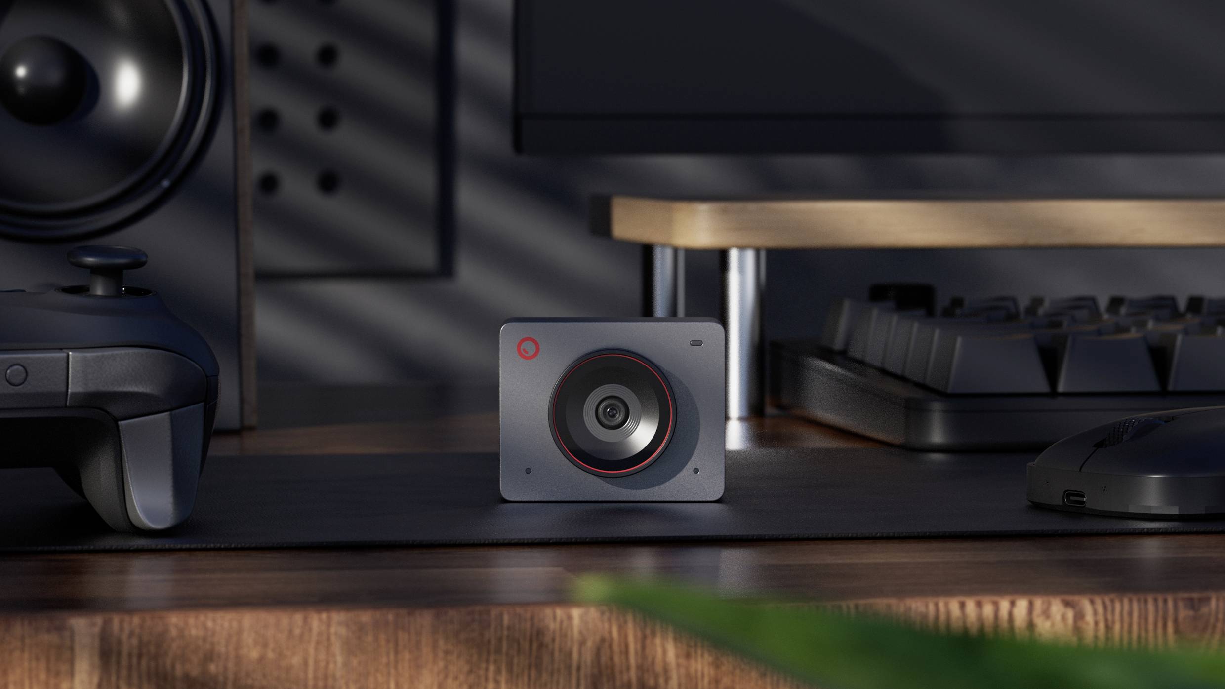 Obsbot MEET 2 4K-Webcam 3840 x 2160 Pixel Schnelles Auto-Tracking per AI, Magnet-Halterung, Gestensteuerung, Mikrofon