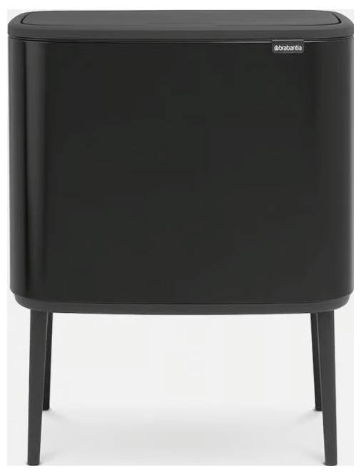 Brabantia Bo Touch Bin 31 60 67 Mülleimer 33l Stahl (L x B x H) 312 x 540 x 680mm Schwarz 1St.
