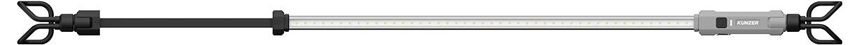 Kunzer PL-2000 LED Motorhaubenleuchte Li-Ionen Akkus oder batteriebetrieben 2000lm