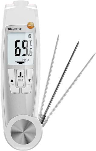 Testo 0560 1045 60 Infrarothermometer und Einstichthermometer (HACCP) Messbereich Temperatur -50 bi