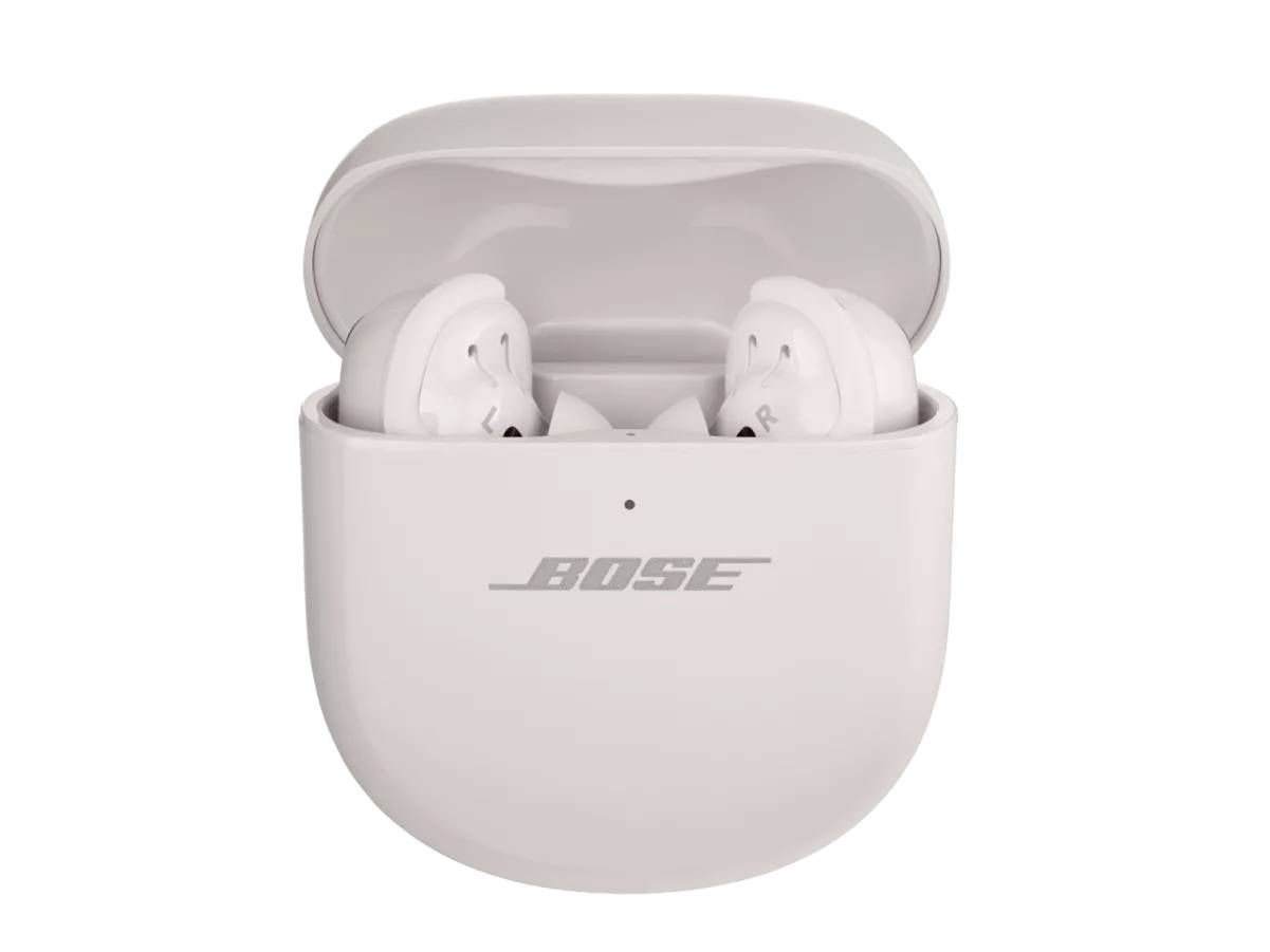 Bose QuietComfort Ultra Earbuds In Ear Kopfhörer Weiß Ladecase, Wasserabweisend