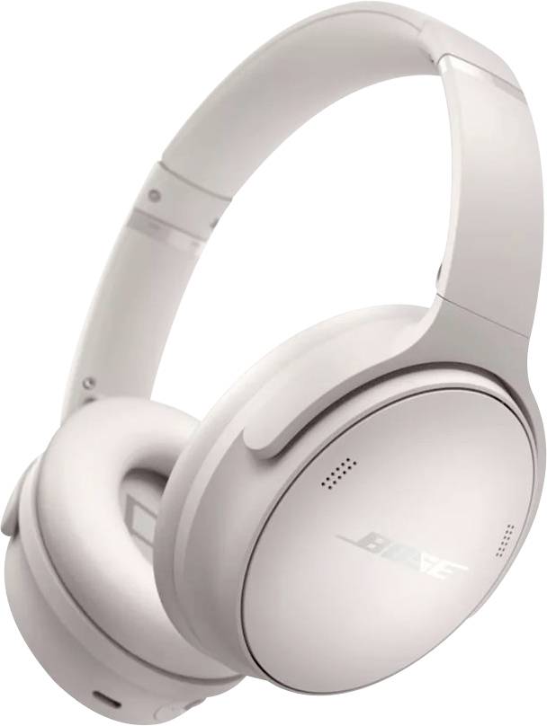 Bose QuietComfort Over Ear Kopfhörer Bluetooth®, kabelgebunden Weiß
