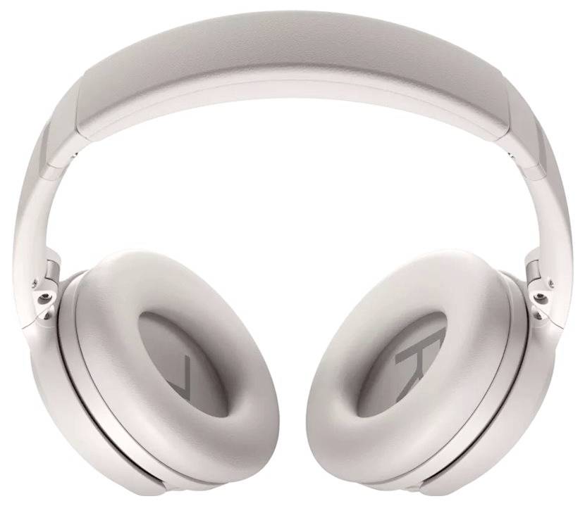 Kabellose, beige Over-Ear-Kopfhörer mit gepolsterten Ohrmuscheln und Bügel. Ideal für Musikgenuss und Geräuschunterdrückung.