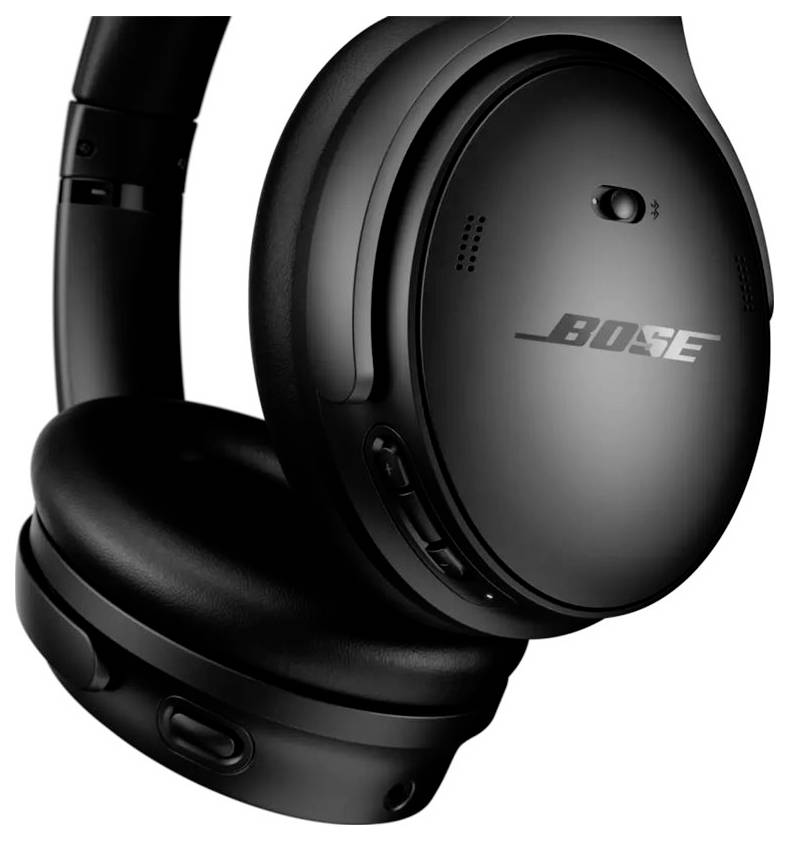 Bose QuietComfort Over Ear Kopfhörer Bluetooth®, kabelgebunden Schwarz