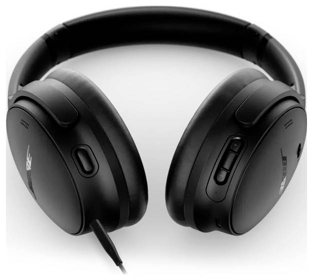 Bose QuietComfort Over Ear Kopfhörer Bluetooth®, kabelgebunden Schwarz