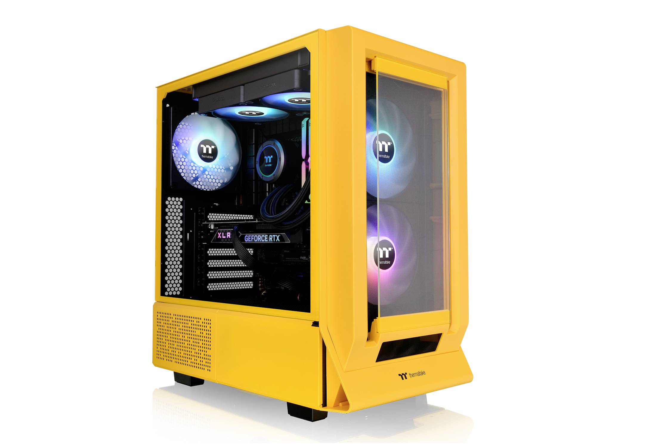 Thermaltake Ceres 350 MX Bumblebee Midi-Tower PC-Gehäuse Gelb