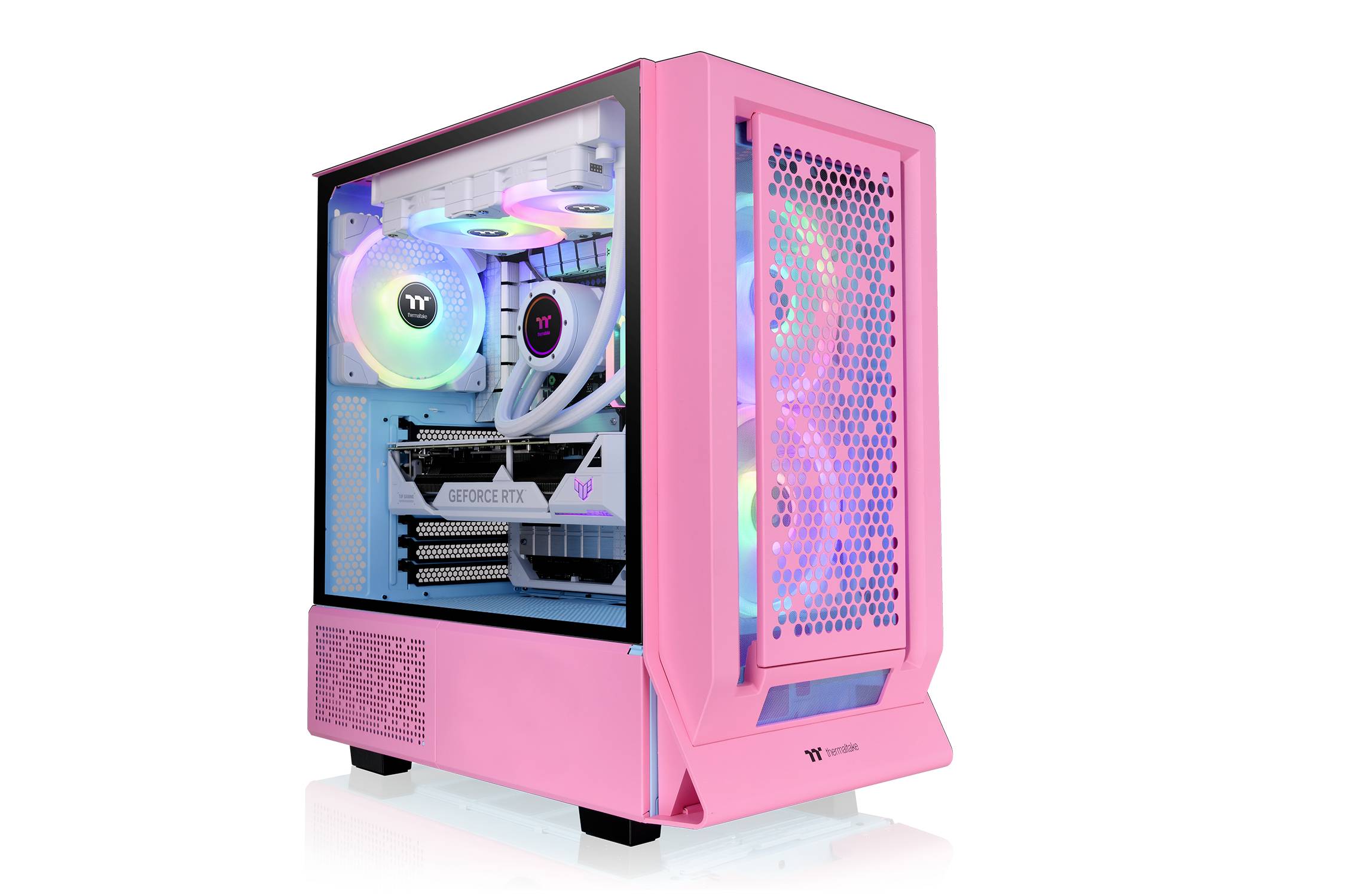 Thermaltake Ceres 350 MX Bubble Pink Midi-Tower PC-Gehäuse Rosa