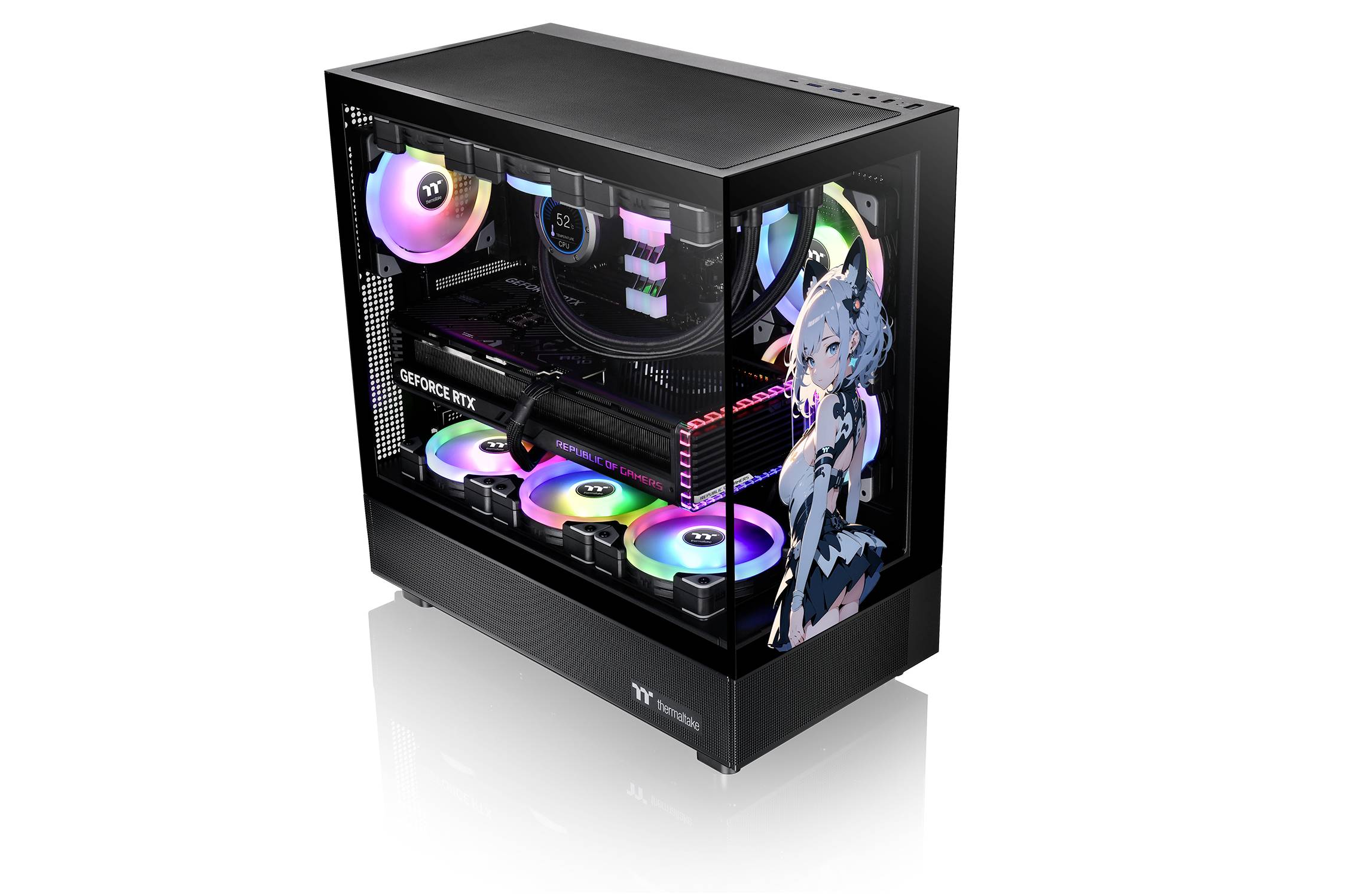 Thermaltake View 270 SP Edition Black Midi-Tower PC-Gehäuse Schwarz