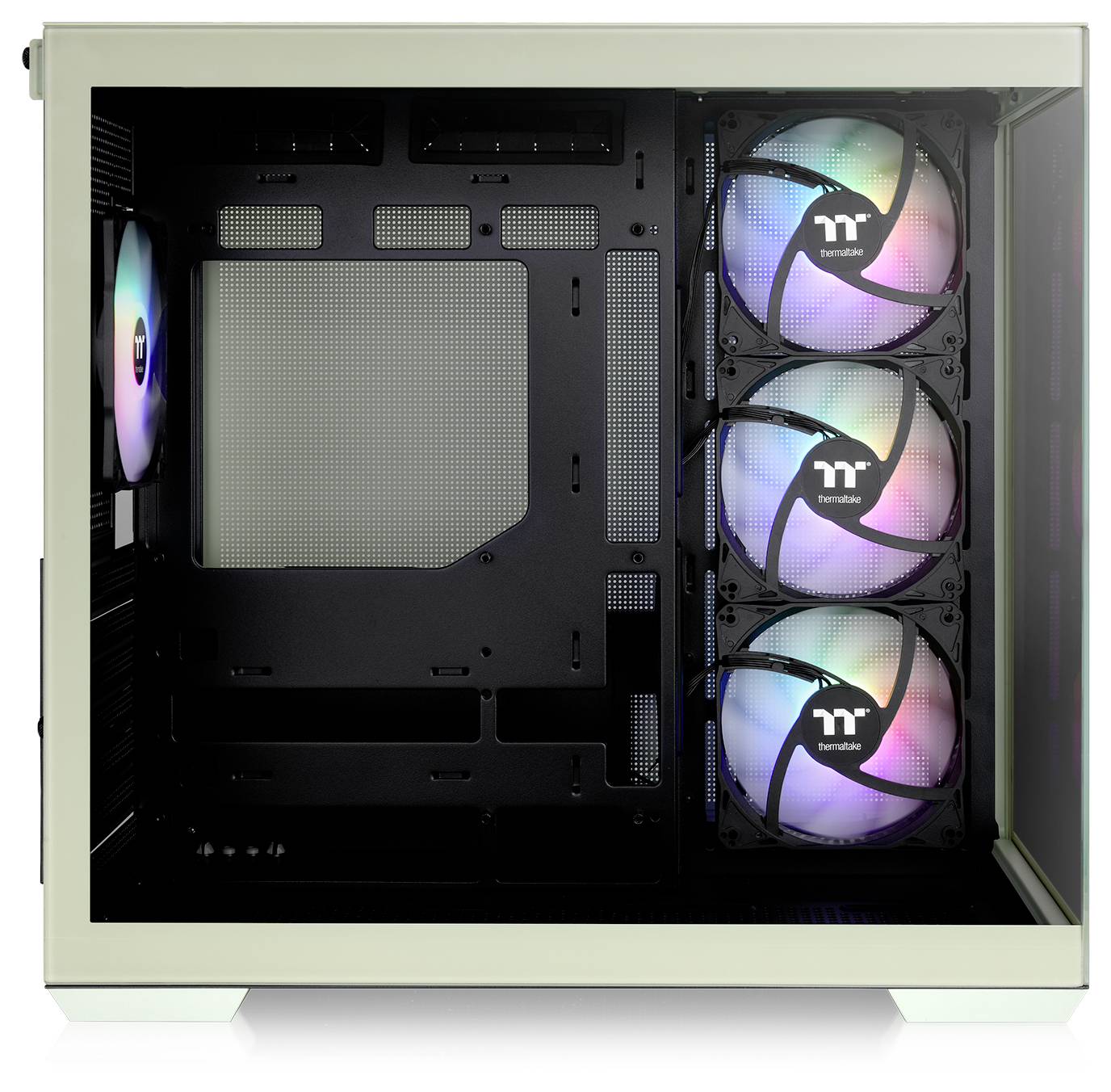 Thermaltake View 380 TG ARGB Matcha Green Midi-Tower PC-Gehäuse Grün