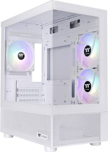 Thermaltake View 170 TG ARGB Snow White Micro-Tower PC-Gehäuse Weiß