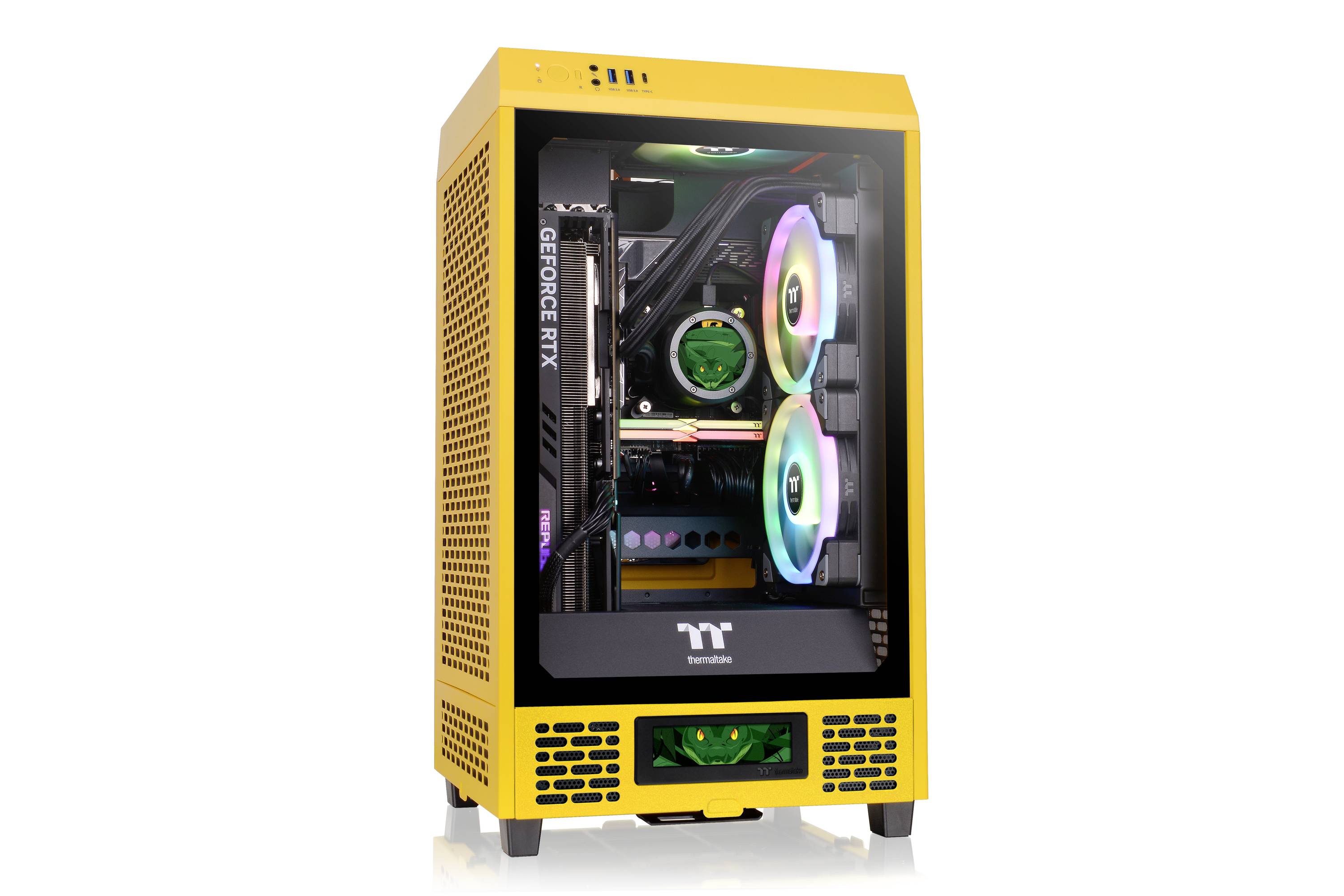 Thermaltake LCD Panel Kit Bumblebee for The Tower 200 Bumblebee LCD-Panel-Kit Gelb