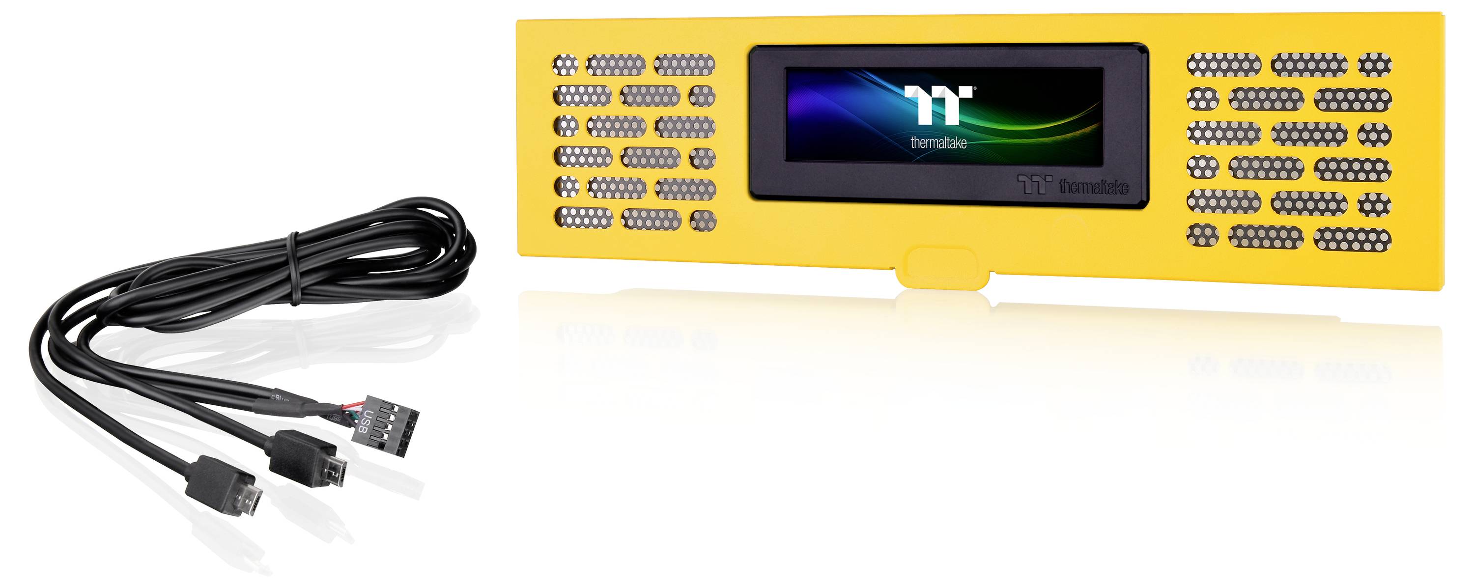 Thermaltake LCD Panel Kit Bumblebee for The Tower 200 Bumblebee LCD-Panel-Kit Gelb