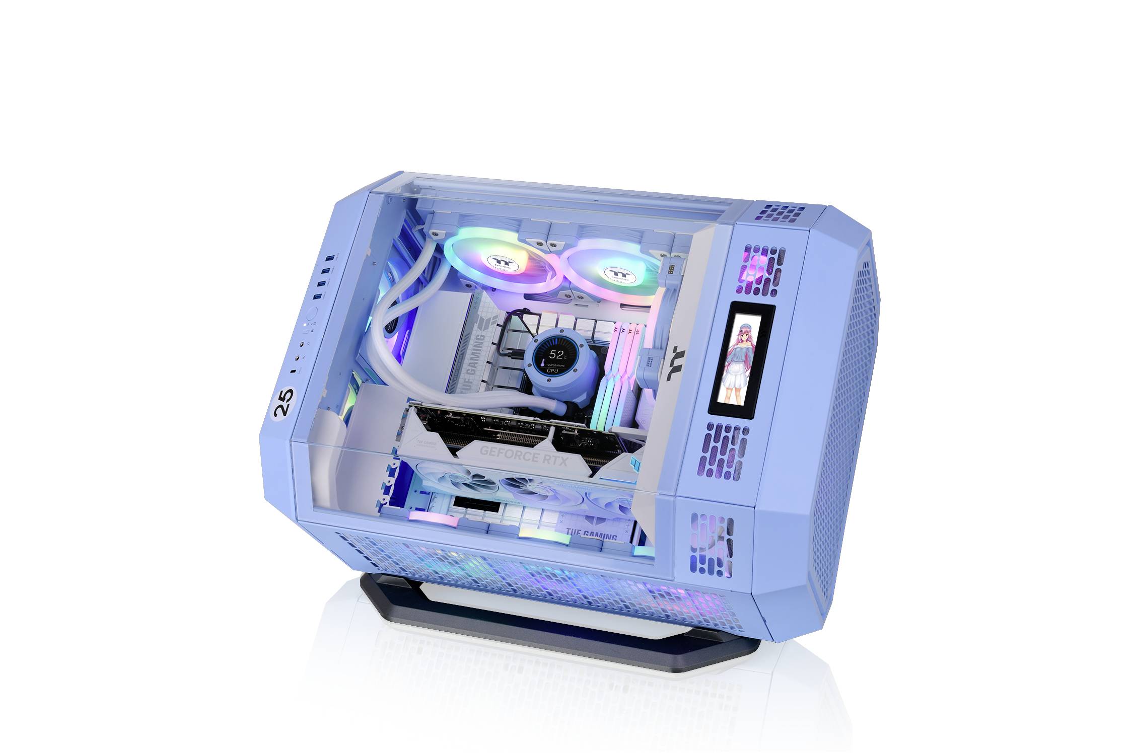 Thermaltake The Tower 600 Hydrangea Blue Midi-Tower PC-Gehäuse Blau