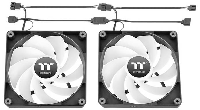 Thermaltake CT120 Reverse ARGB Sync PC Cooling Fan 2 Pack PC-Gehäuse-Lüfter (B x H x T) 120 x 120 x 25mm