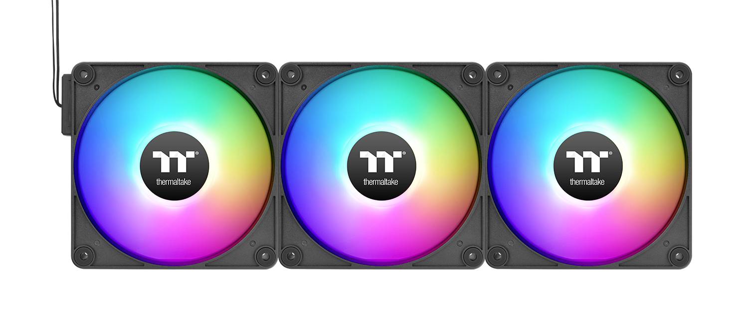 Thermaltake CT120 EX Reverse ARGB Sync PC Cooling Fan 3 Fan Pack PC-Gehäuse-Lüfter (B x H x T) 120 x 120 x 25mm