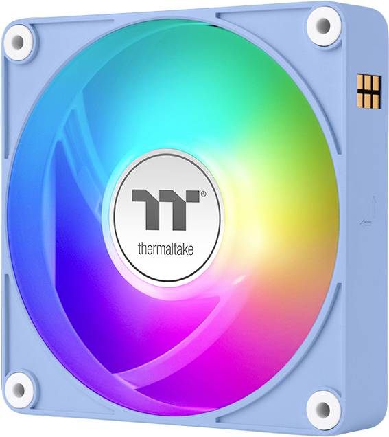 Thermaltake CT140 EX Reverse ARGB Sync PC Cooling Fan Hydrangea Blue 3 Fan Pack PC-Gehäuse-Lüfter (B x H x T) 140 x 140 x 25mm