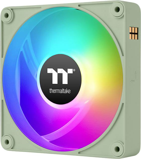 Thermaltake CT140 EX Reverse ARGB Sync PC Cooling Fan Matcha Green 3 Fan Pack PC-Gehäuse-Lüfter (B x H x T) 140 x 140 x 25 mm