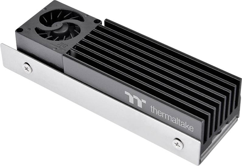 Thermaltake MS-1 Air Cooler M.2 2280 SSD Cooler Full Black Festplatten-Kühler