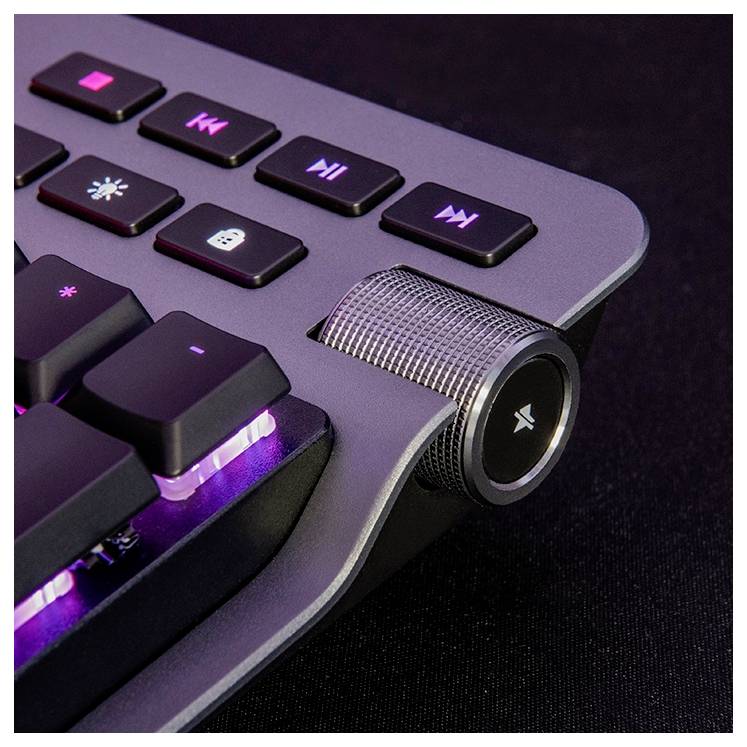 Thermaltake Argent K6 RGB KB6 Cherry Low Profile Red German Gaming-Tastatur Deutsch, QWERTZ Titan