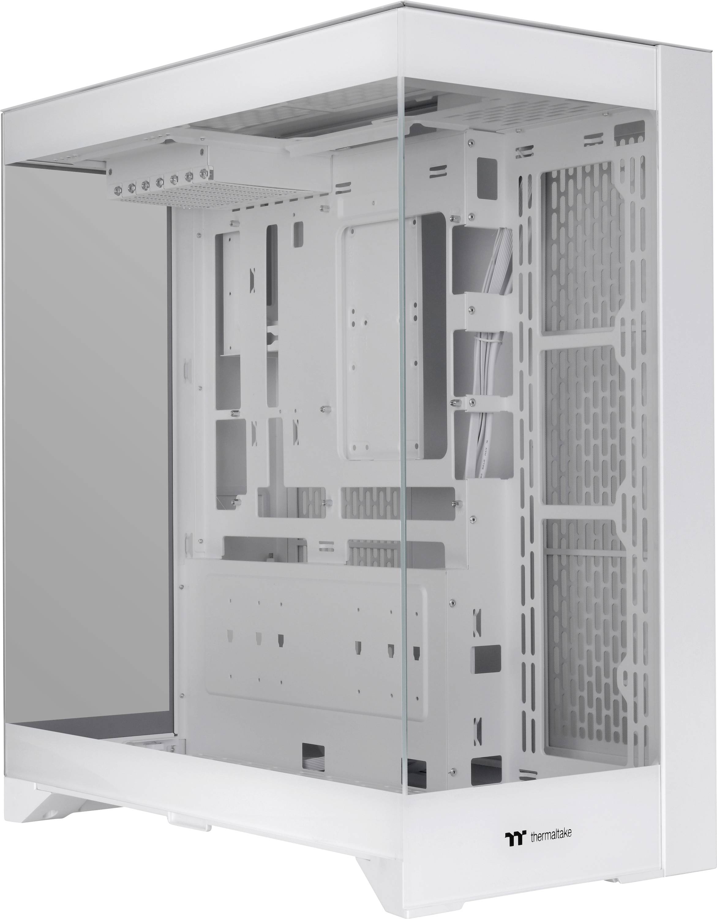 Thermaltake CTE E550 TG Snow White Midi-Tower PC-Gehäuse Schnee-Weiß