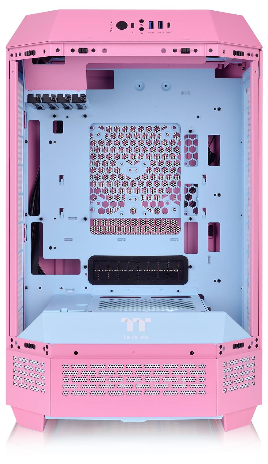 Thermaltake The Tower 200 Bubble Pink PC-Gehäuse Rosa
