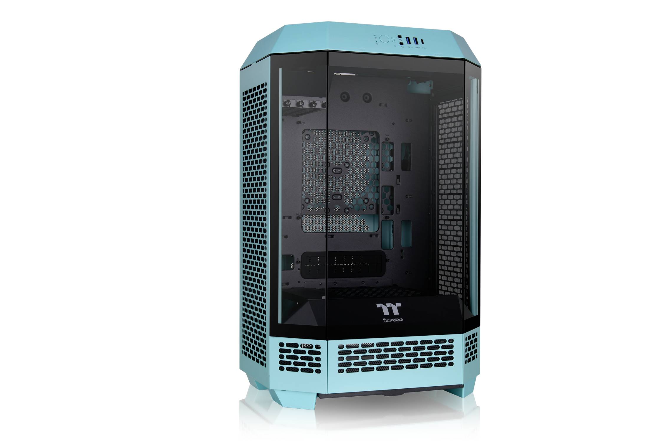 Thermaltake The Tower 300 Turquoise Micro-Tower PC-Gehäuse Türkis
