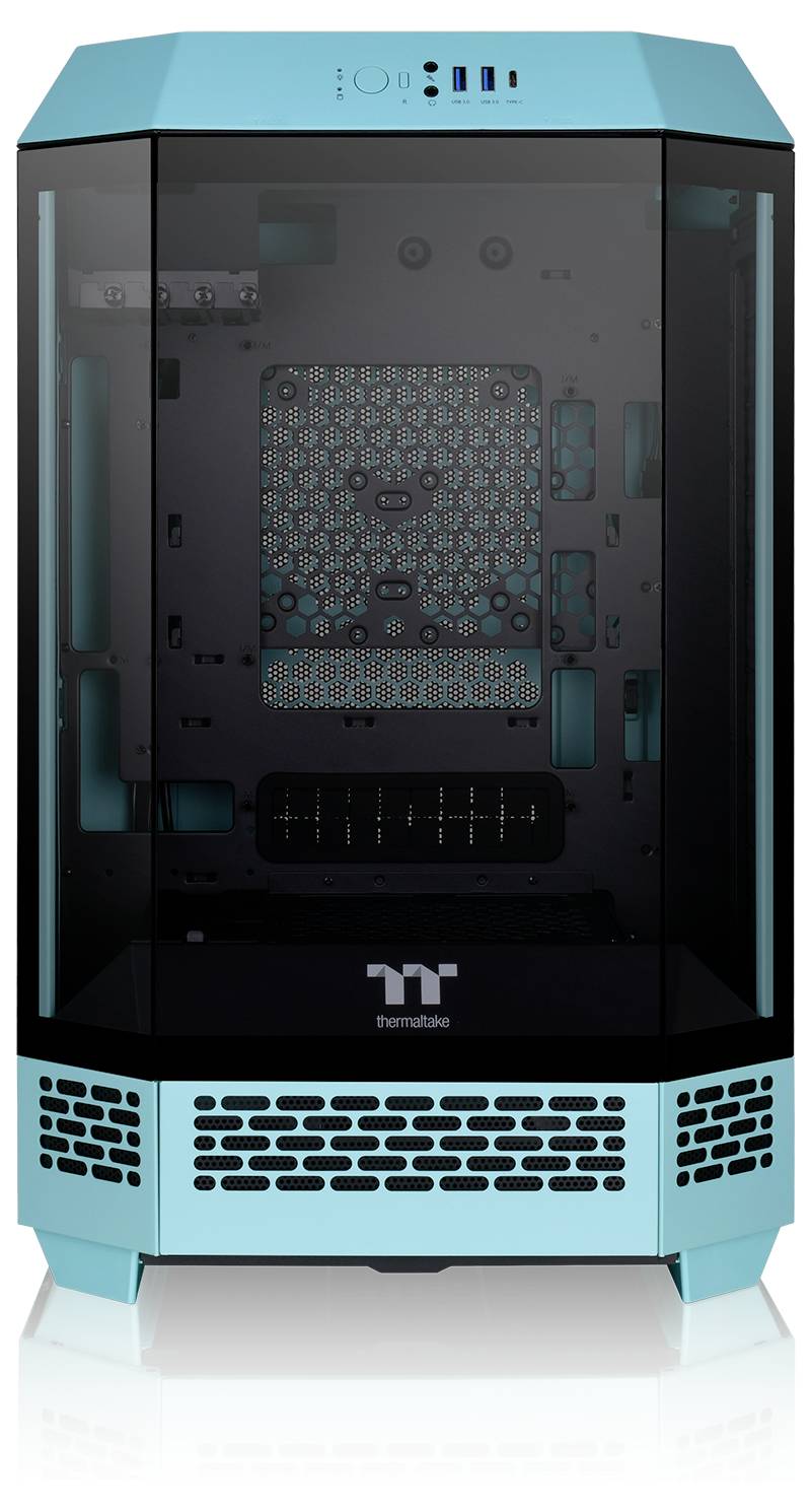 Thermaltake The Tower 300 Turquoise Micro-Tower PC-Gehäuse Türkis