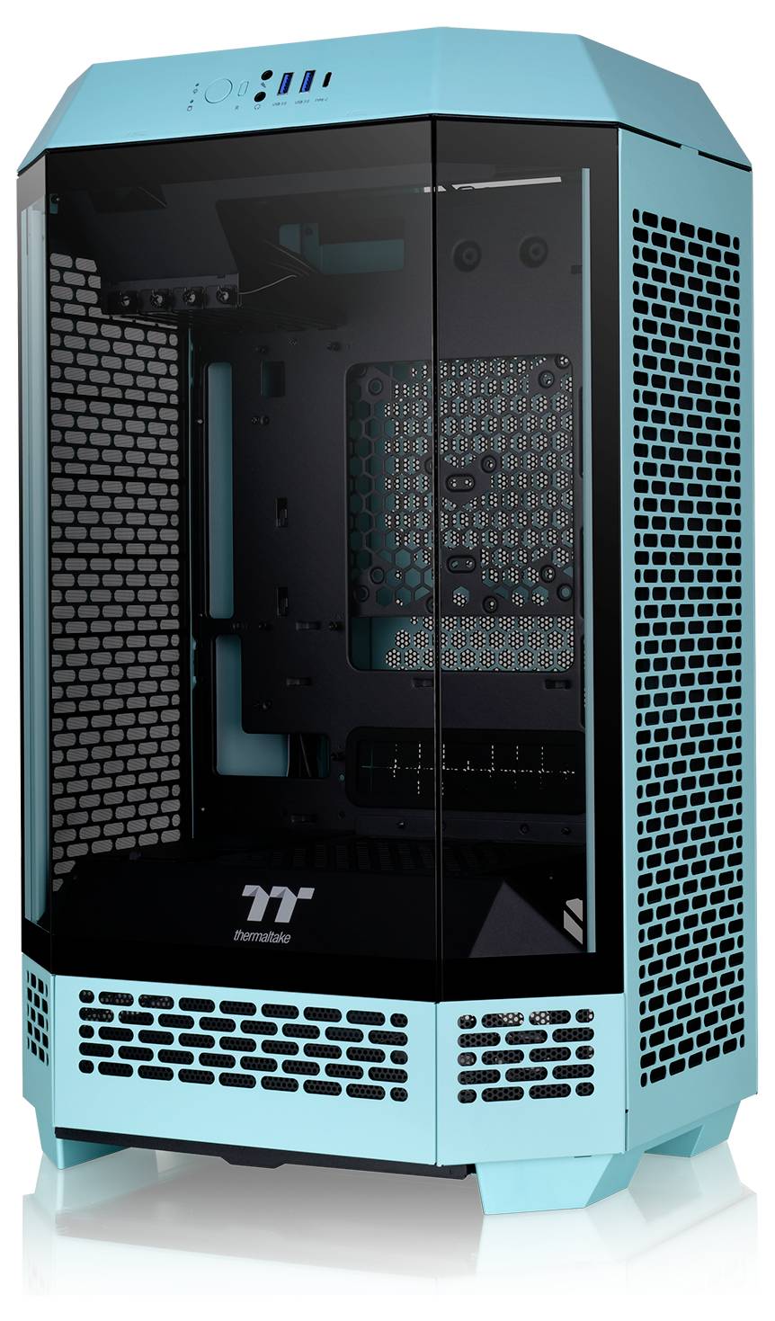 Thermaltake The Tower 300 Turquoise Micro-Tower PC-Gehäuse Türkis