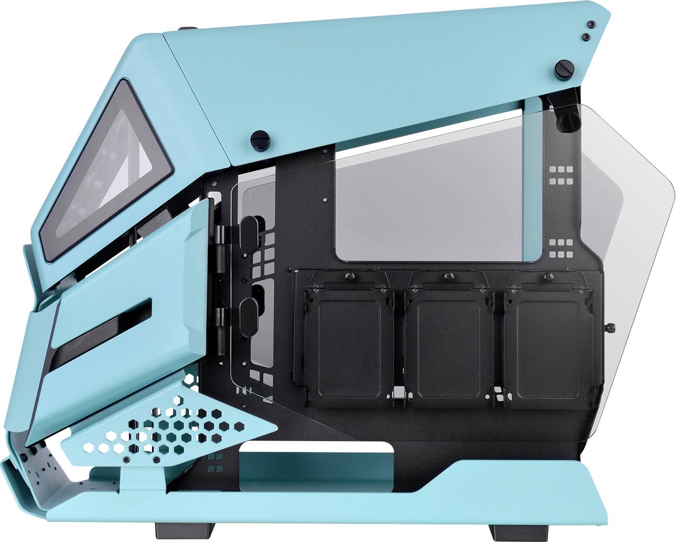 Thermaltake The Tower 300 Hydrangea Blue Micro-Tower PC-Gehäuse Blau