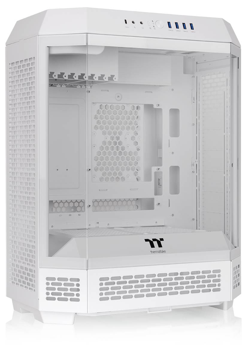 Thermaltake The Tower 600 Snow White Midi-Tower PC-Gehäuse Schwarz