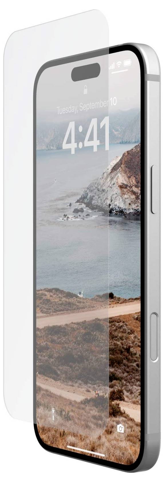 Urban Armor Gear Tempered Glass Displayschutzglas Apple iPhone 16 Plus, iPhone 15 Plus 1 St. Anti-Fingerprint, kratzfest 14436111NA