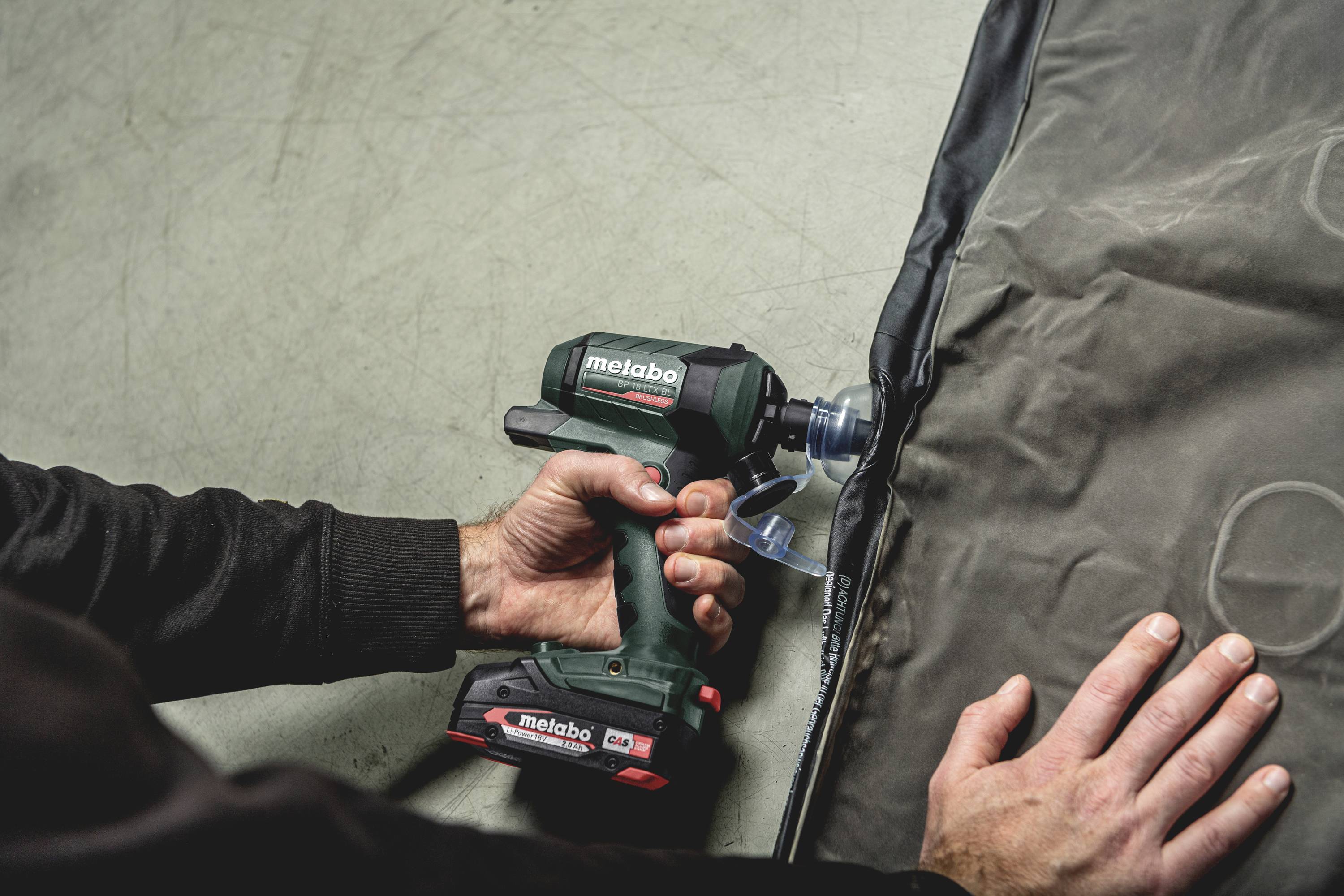 Metabo BP 18 LTX BL Akku-Gebläse Luftdurchsatz 0.7 m³/min Luftgeschwindigkeit 122 m/s 18 V