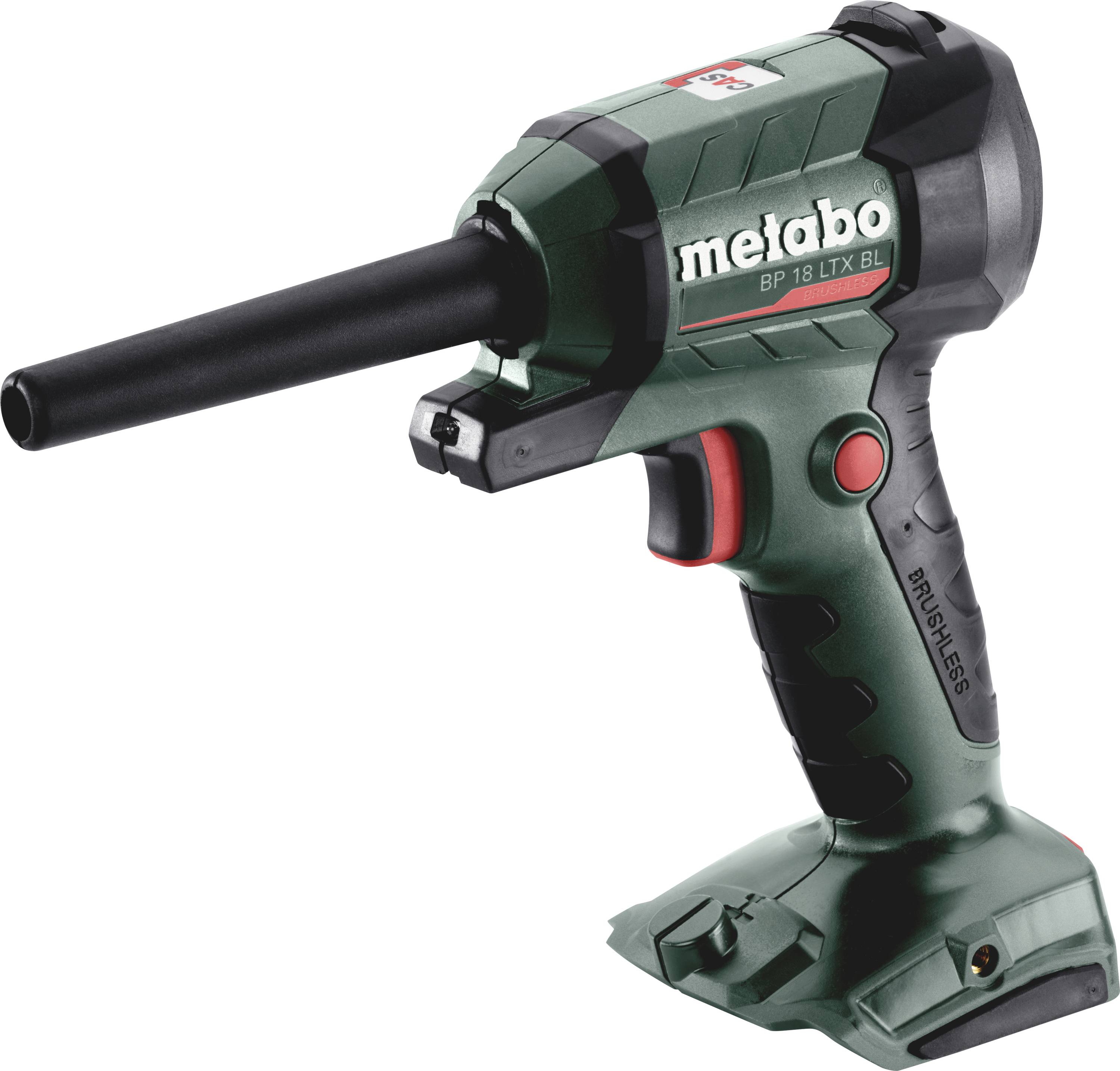 Metabo BP 18 LTX BL Akku-Gebläse Luftdurchsatz 0.7 m³/min Luftgeschwindigkeit 122 m/s 18V