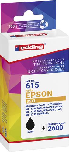 Edding Druckerpatrone ersetzt Epson T3591, 35XL Kompatibel Schwarz EDD-615 18-615-01