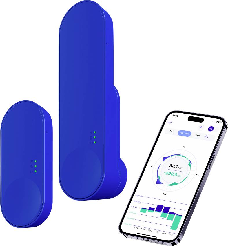 IOmeter KIT1.1 Energiekosten-Messgerät-Zubehör mit App-Steuerung