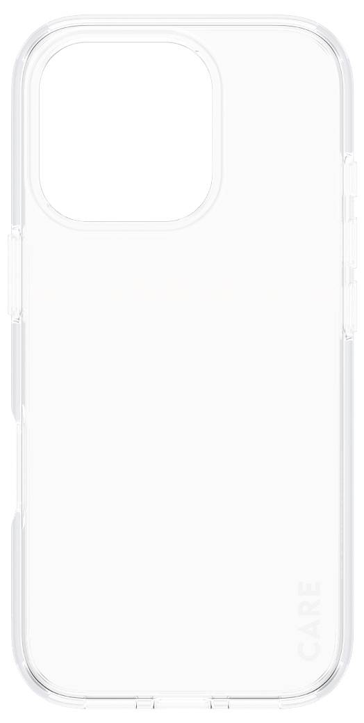 Transparente Handyhülle aus Kunststoff, rutschfest, schützt das Gerät vor Kratzern.