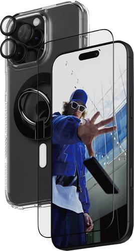PanzerGlass 4-in-1 Protection Displayschutzglas Apple iPhone 16 Pro Max 1 St. Anti-Fingerprint, krat