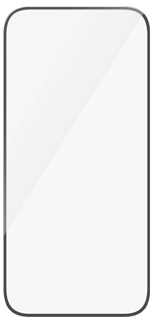 Ein leeres Smartphone-Display mit einem schlichten schwarzen Rahmen.