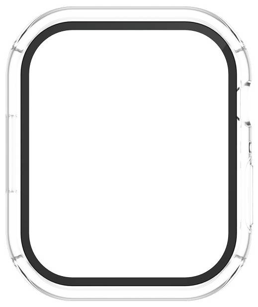 Ein leerer, rechteckiger, weißer Raum umrandet von einem dünnen schwarzen Rand.