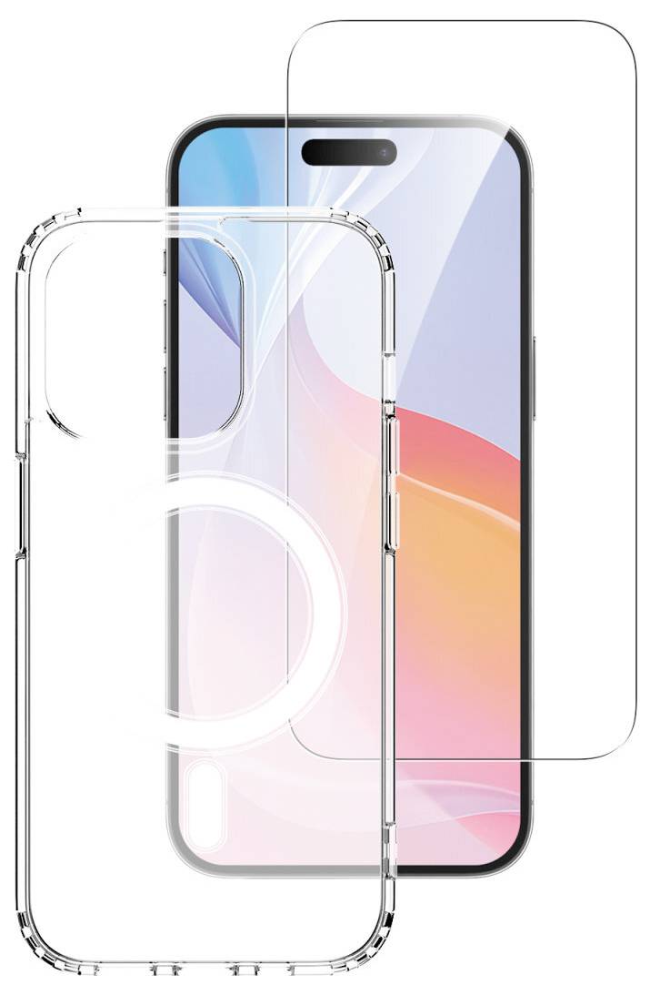 4Smarts 360° Premium Protection Set Backcover Apple iPhone 16 Pro Max Transparent Induktives Laden 541193