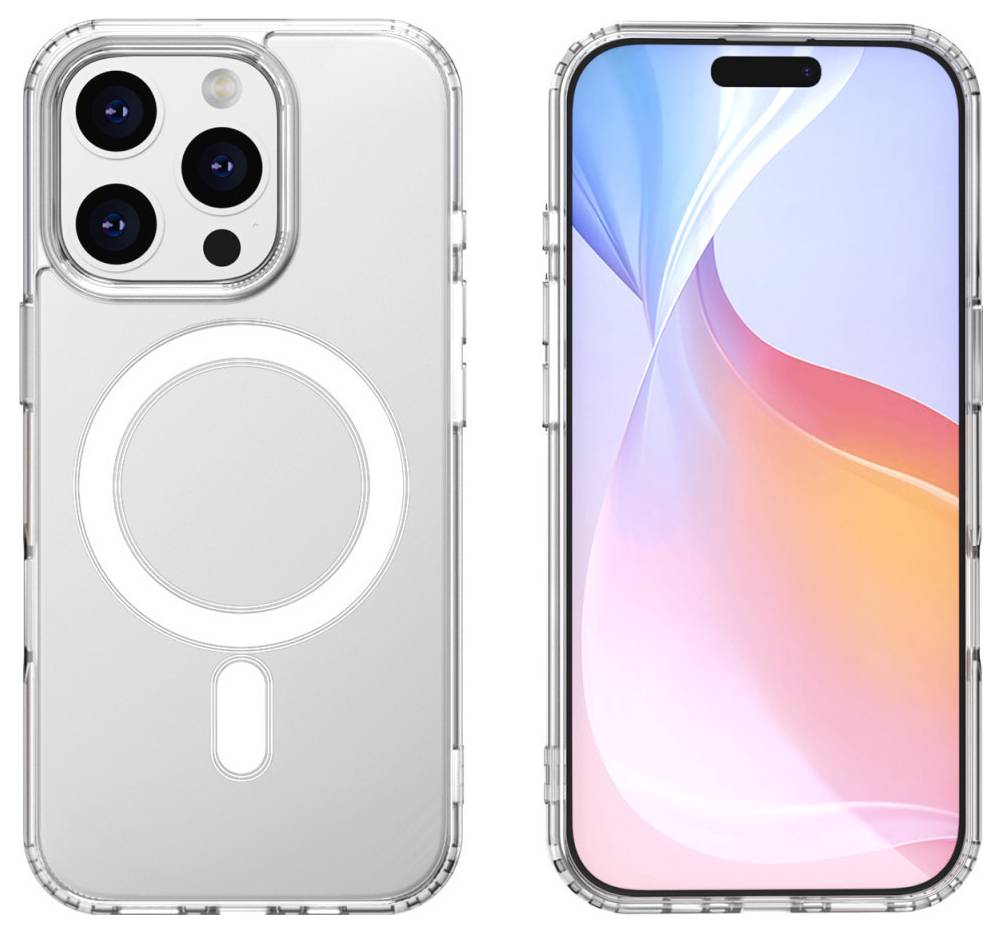 4Smarts 360° Premium Protection Set Backcover Apple iPhone 16 Pro Max Transparent Induktives Laden 541193