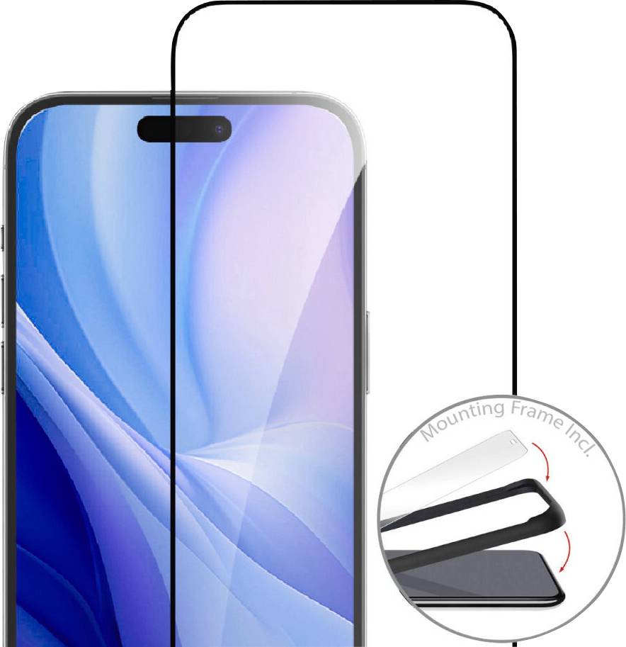 4Smarts Second Glass Displayschutzglas Apple iPhone 16 Pro 1 St. Anti-Fingerprint, kratzfest 541201